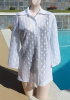 SOLD - Vintage 60s DeWeese Design Lace Cover-Up B38